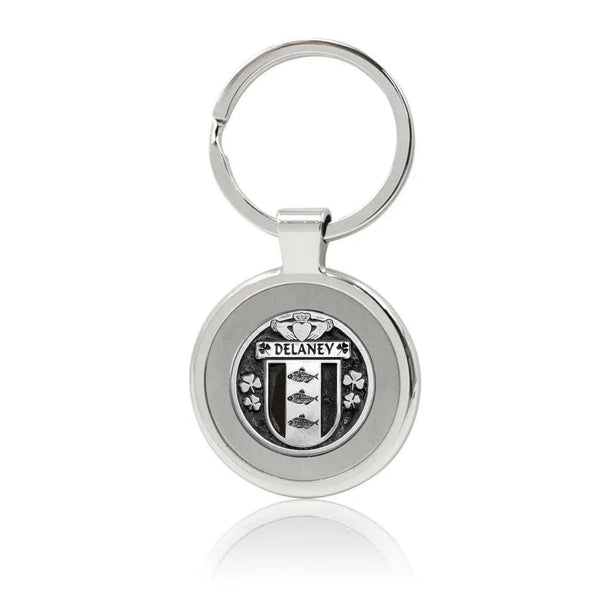 Delaney Irish Stainless Steel Key Ring