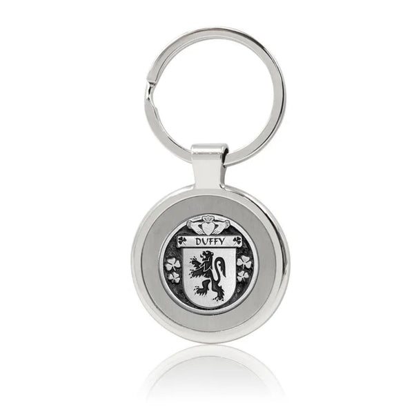 Duffy Irish Stainless Steel Key Ring