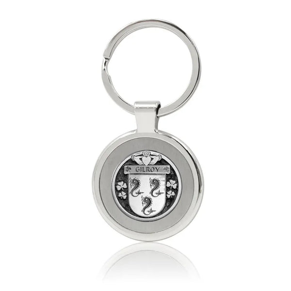 Gilroy Irish Stainless Steel Key Ring