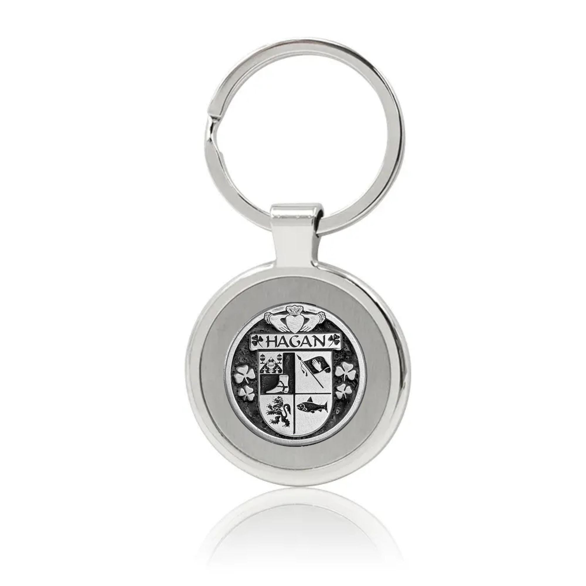 Hagan Irish Stainless Steel Key Ring
