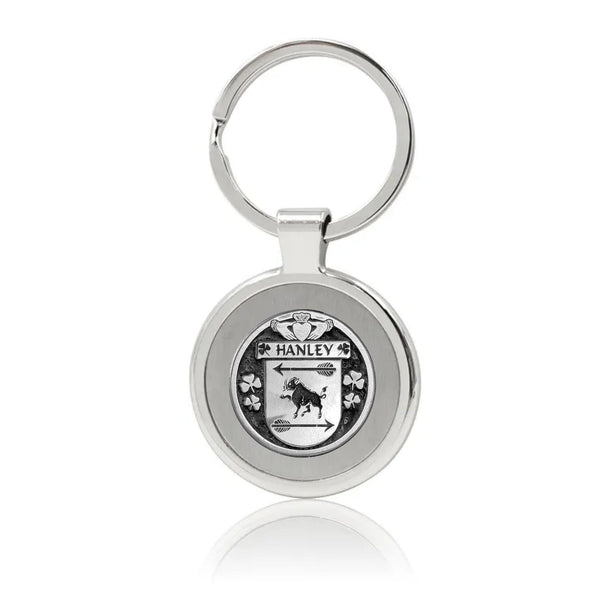 Hanley Irish Stainless Steel Key Ring