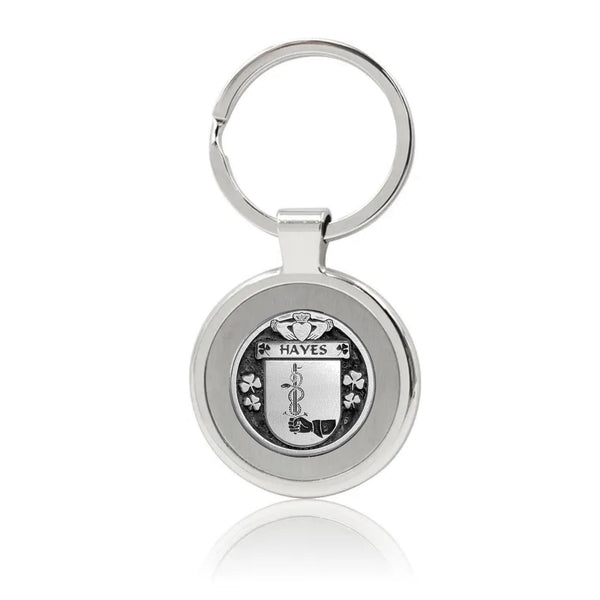 Hayes Irish Stainless Steel Key Ring