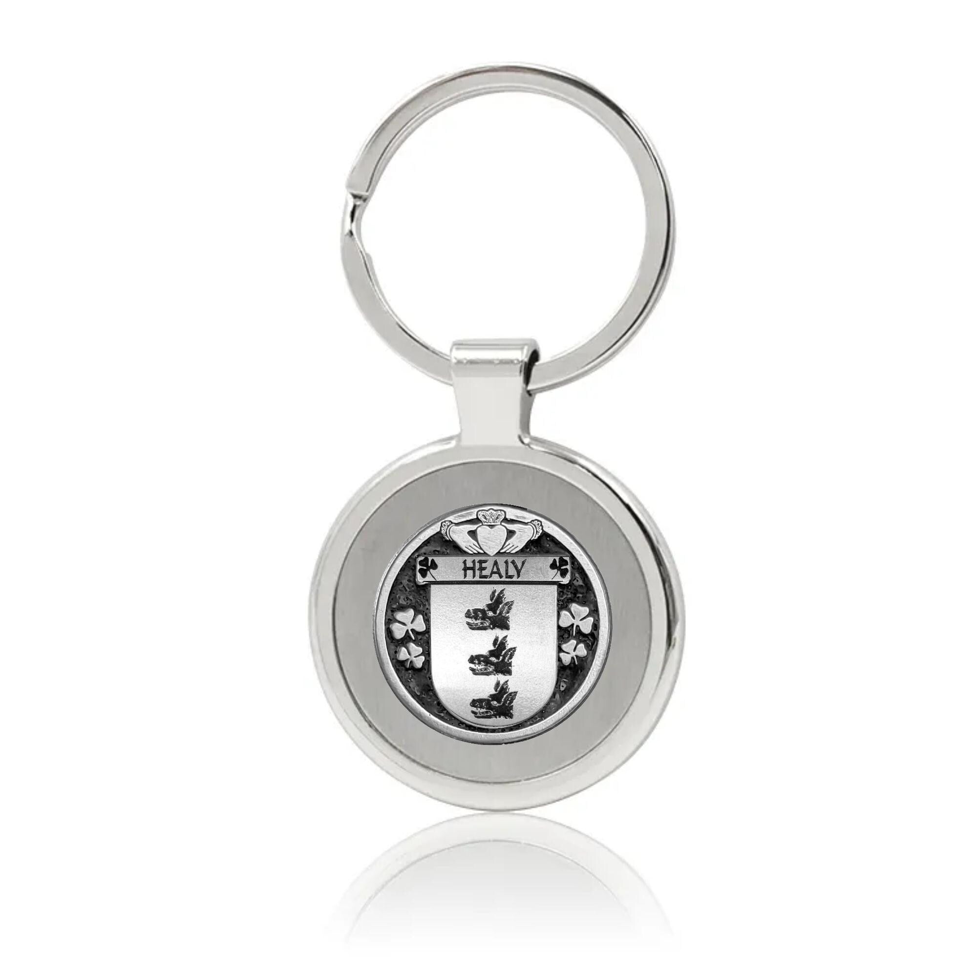 Healy Irish Stainless Steel Key Ring