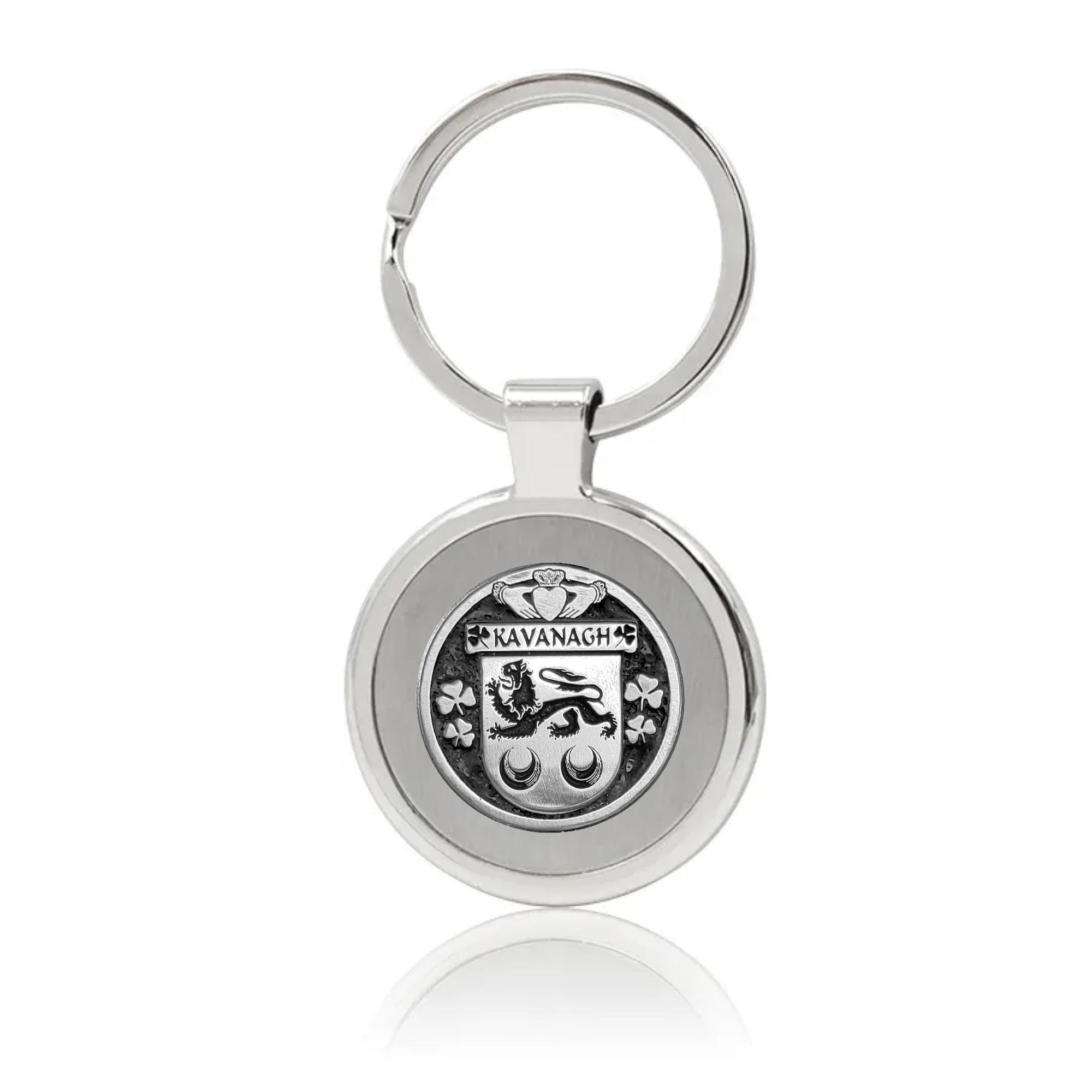 Kavanagh Irish Stainless Steel Key Ring