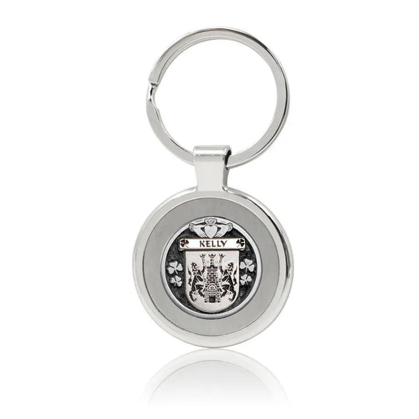 Kelly Irish Stainless Steel Key Ring