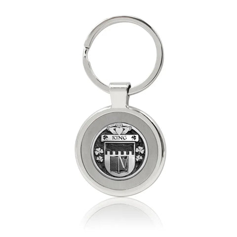 King Irish Stainless Steel Key Ring