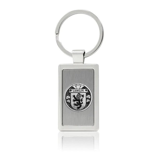 Lawler Irish Stainless Steel Key Ring