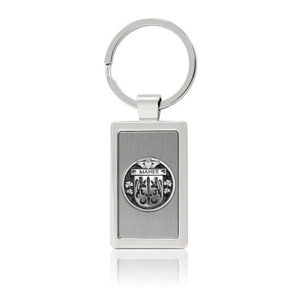 Maher Irish Stainless Steel Key Ring