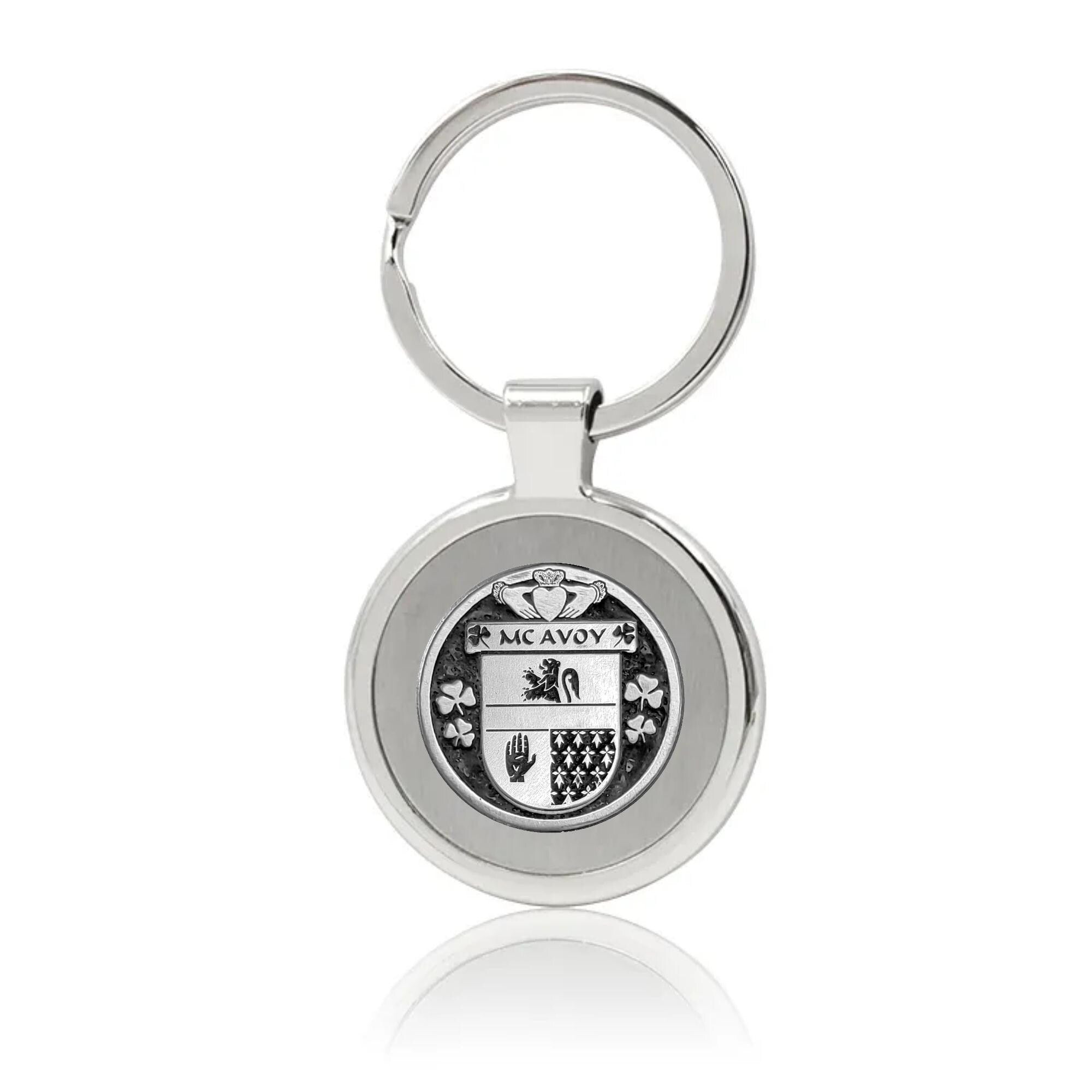 McAvoy Irish Stainless Steel Key Ring