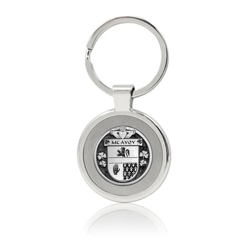 McAvoy Irish Stainless Steel Key Ring