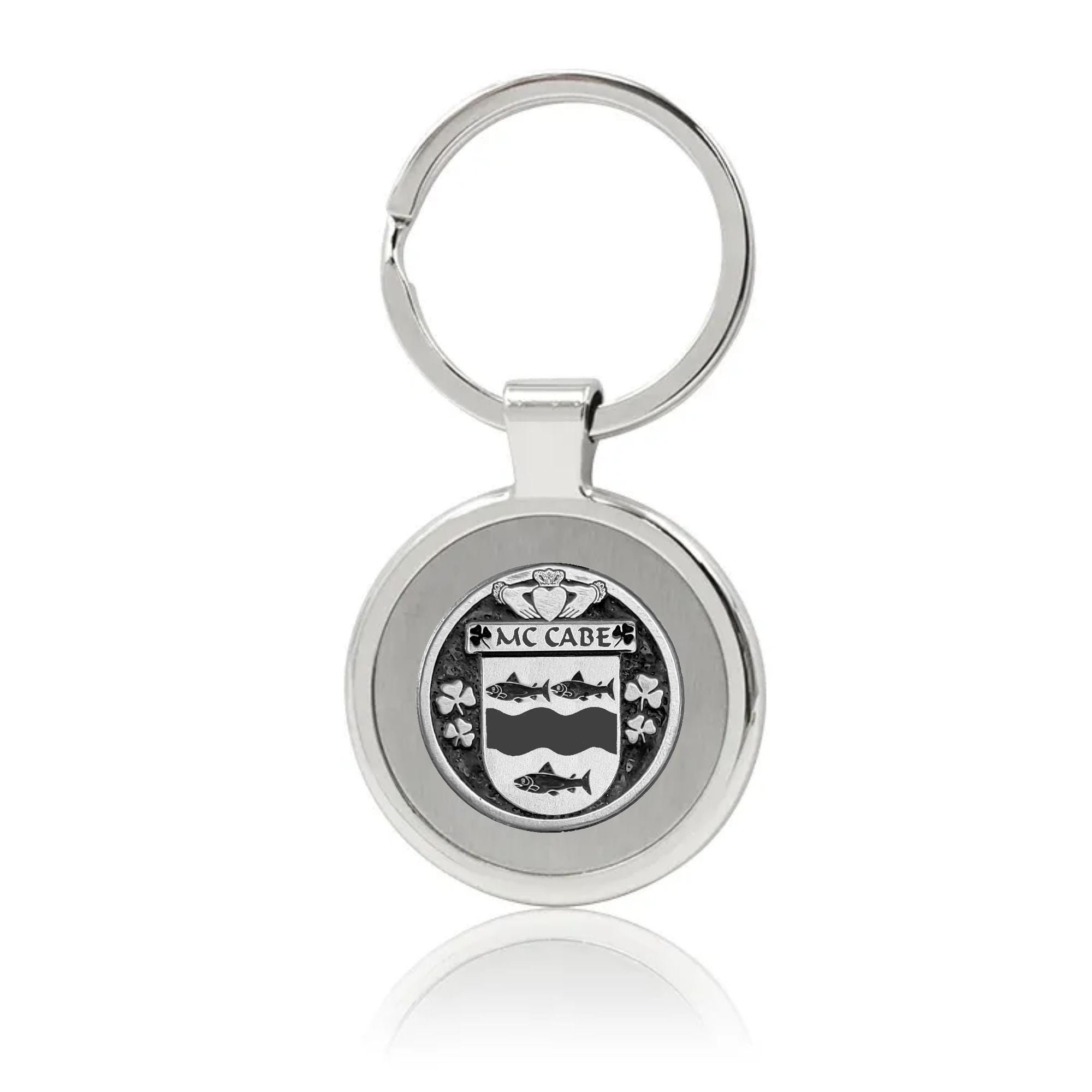 McCabe Irish Stainless Steel Key Ring