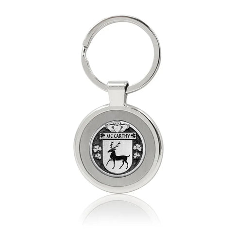 McCarthy Irish Stainless Steel Key Ring