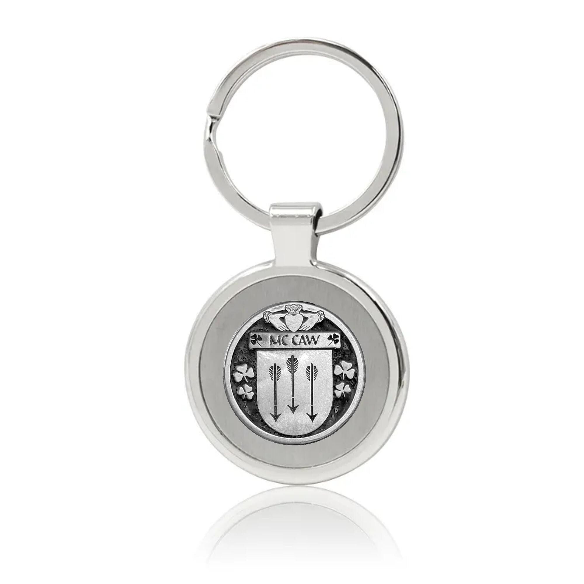 McCaw Irish Stainless Steel Key Ring