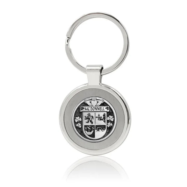McDonnell Irish Stainless Steel Key Ring