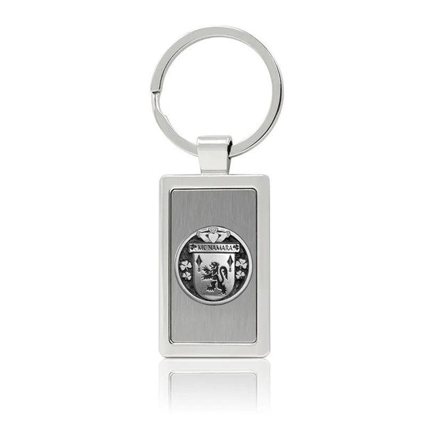 McNamara Irish Stainless Steel Key Ring