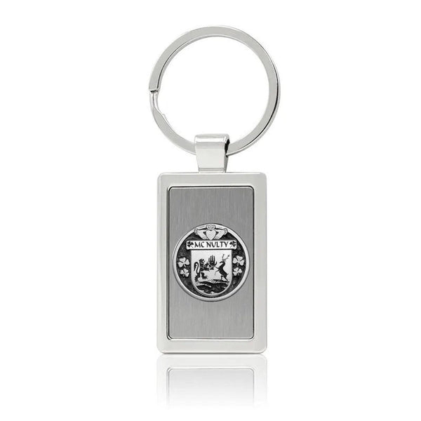 McNulty Irish Stainless Steel Key Ring