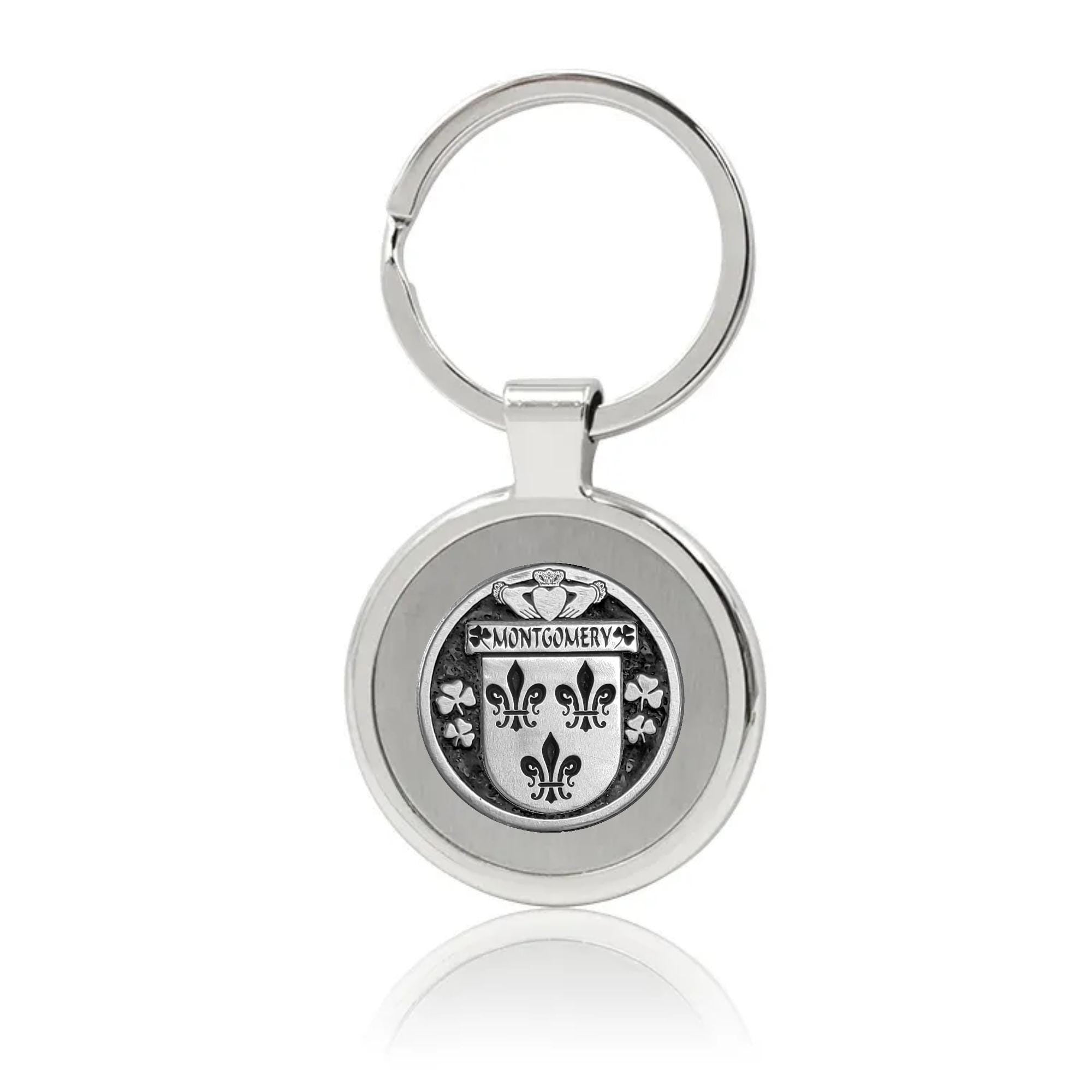 Montgomery Irish Stainless Steel Key Ring