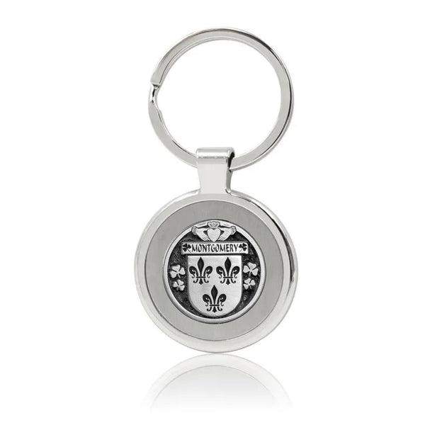 Montgomery Irish Stainless Steel Key Ring