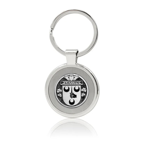 Mullen Irish Stainless Steel Key Ring