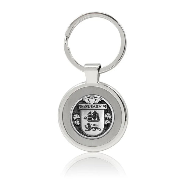 O'Leary Irish Stainless Steel Key Ring