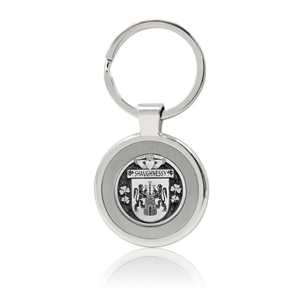 Shaughnessy Irish Stainless Steel Key Ring