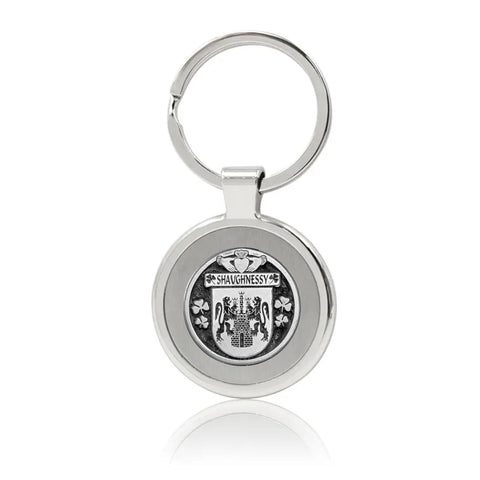 Shaughnessy Irish Stainless Steel Key Ring