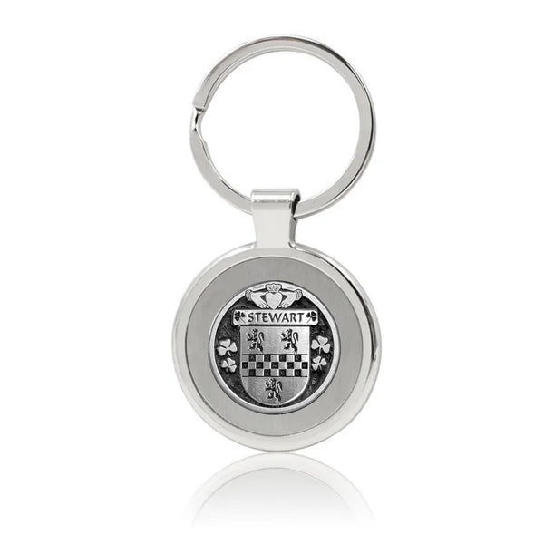 Stewart Irish Stainless Steel Key Ring