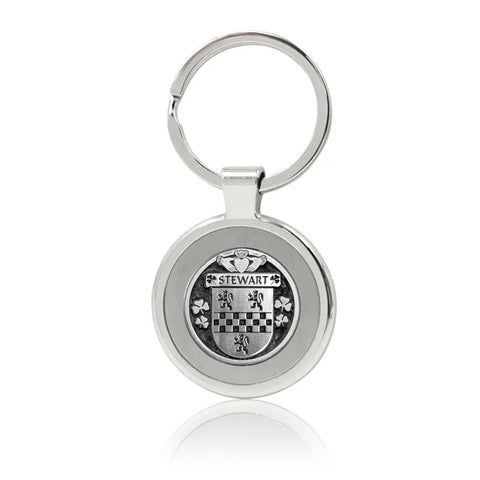 Stewart Irish Stainless Steel Key Ring