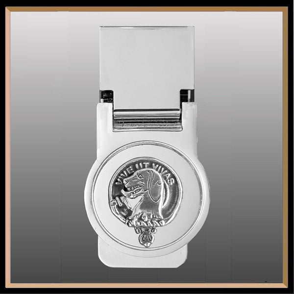 Hall Scottish Clan Crest Money Clip