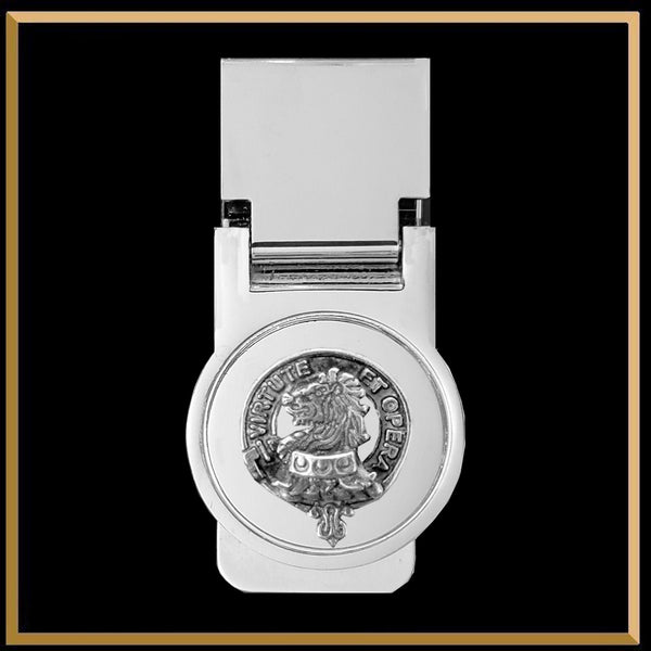 Pentland Scottish Clan Crest Money Clip