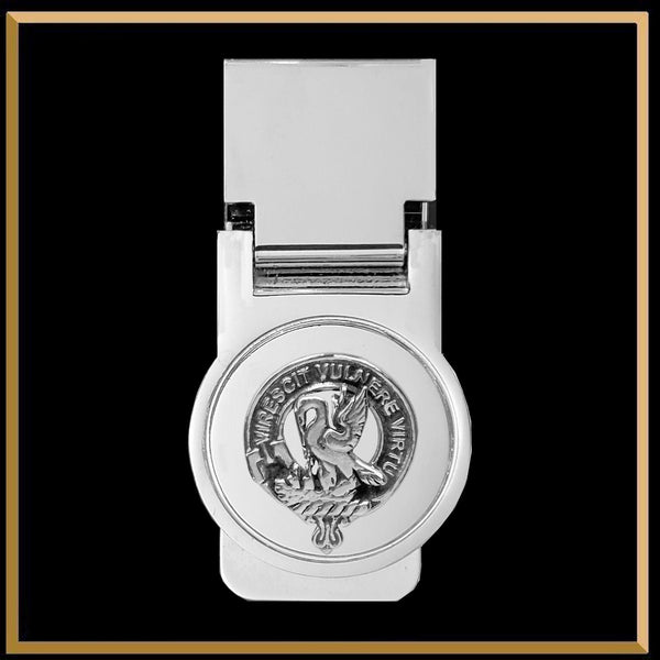 Stewart Scottish Clan Crest Money Clip