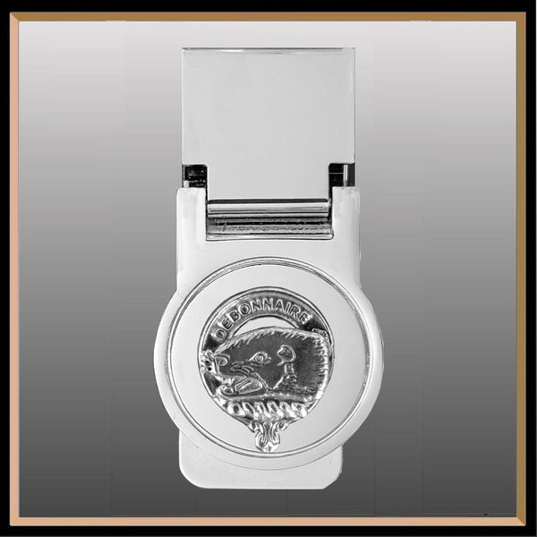 Bethune Scottish Clan Crest Money Clip