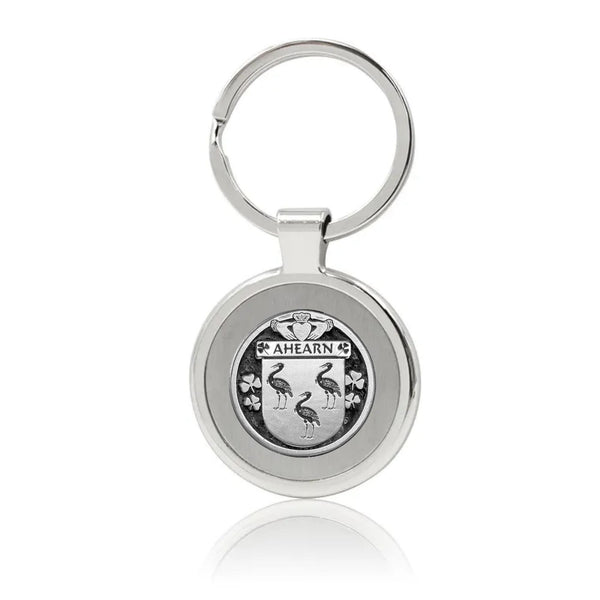 Ahearn Irish Stainless Steel Key Ring