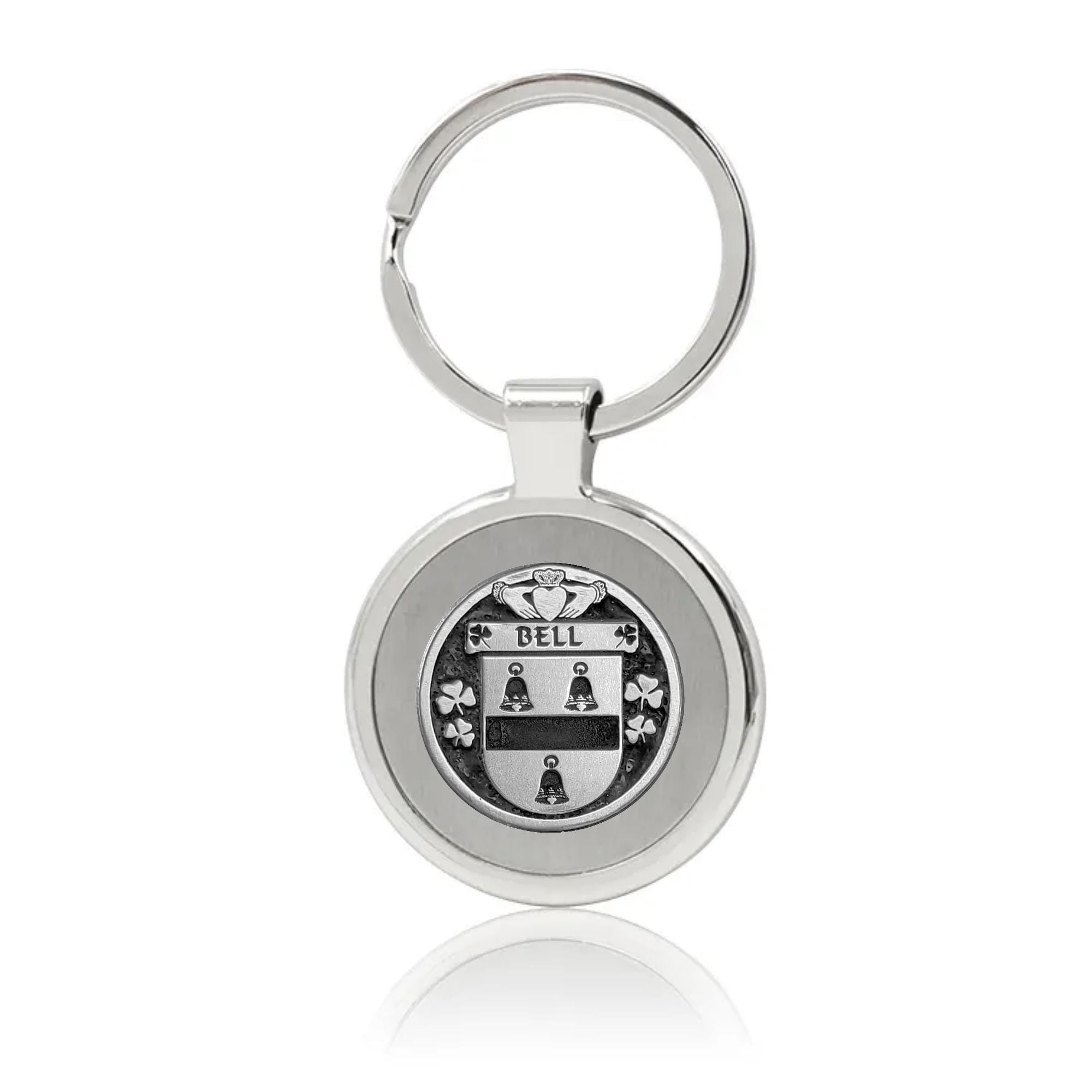 Bell Irish Stainless Steel Key Ring