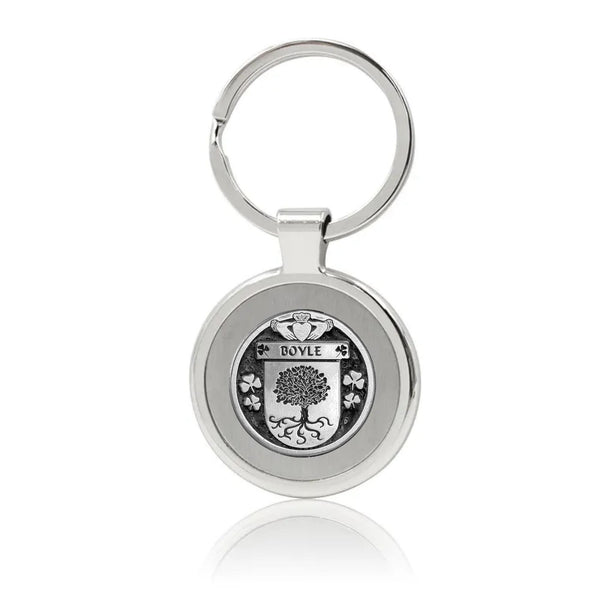 Boyle Irish Stainless Steel Key Ring