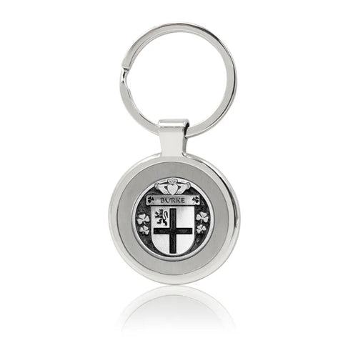 Burke Irish Stainless Steel Key Ring
