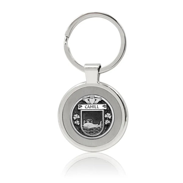 Cahill Irish Stainless Steel Key Ring
