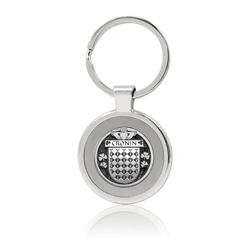 Cronin Irish Stainless Steel Key Ring