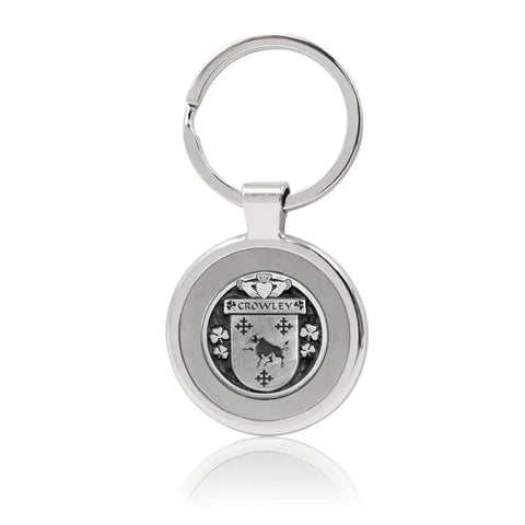 Crowley Irish Stainless Steel Key Ring