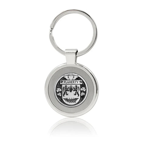 Flaherty Irish Stainless Steel Key Ring