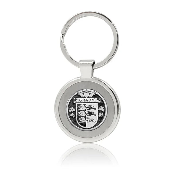 Grady Irish Stainless Steel Key Ring