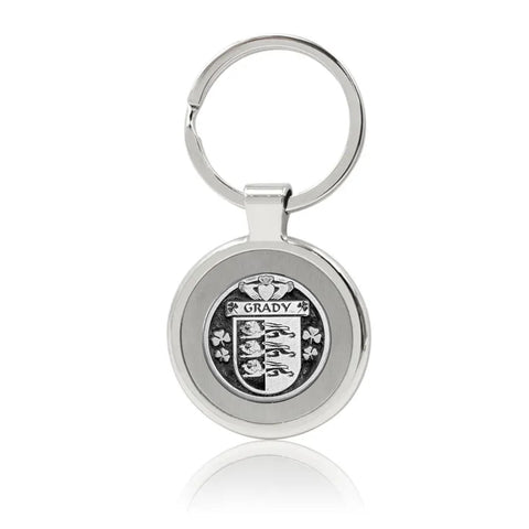 Grady Irish Stainless Steel Key Ring