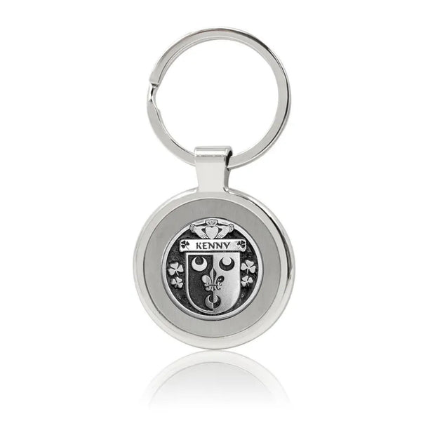Kenny Irish Stainless Steel Key Ring