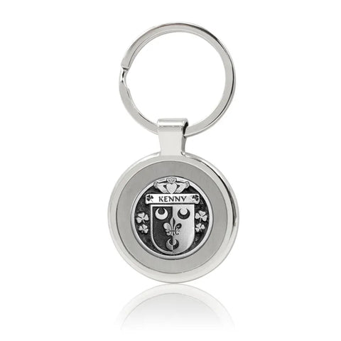 Kenny Irish Stainless Steel Key Ring