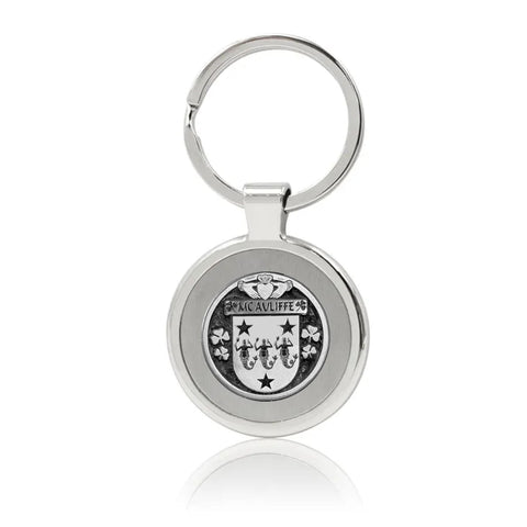 McAuliffe Irish Stainless Steel Key Ring