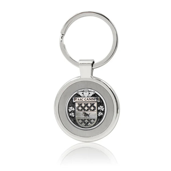 McCann Irish Stainless Steel Key Ring