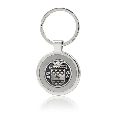 McCann Irish Stainless Steel Key Ring