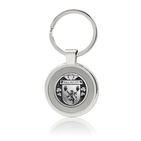 McCauley Irish Stainless Steel Key Ring