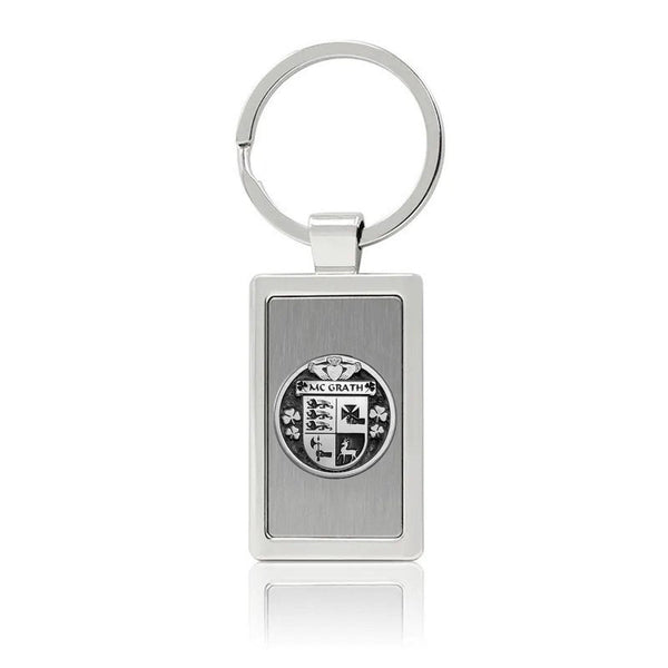 McGrath Irish Stainless Steel Key Ring