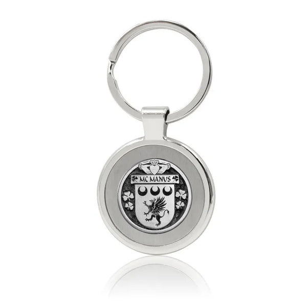 McManus Irish Stainless Steel Key Ring